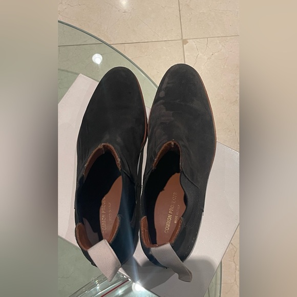 Common projects dark gray grape suede Chelsea boots for men sz 43 - Picture 8 of 11